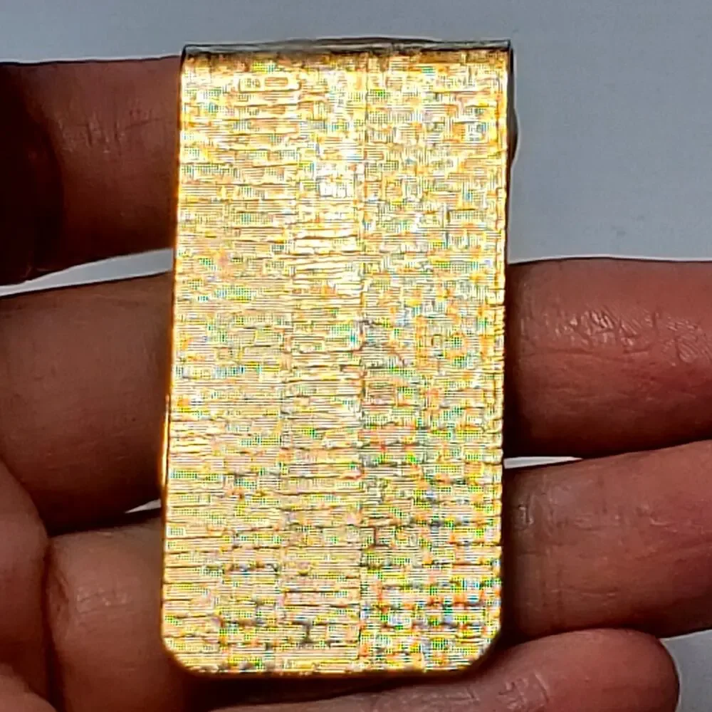 Gold Tone Money Clip 2